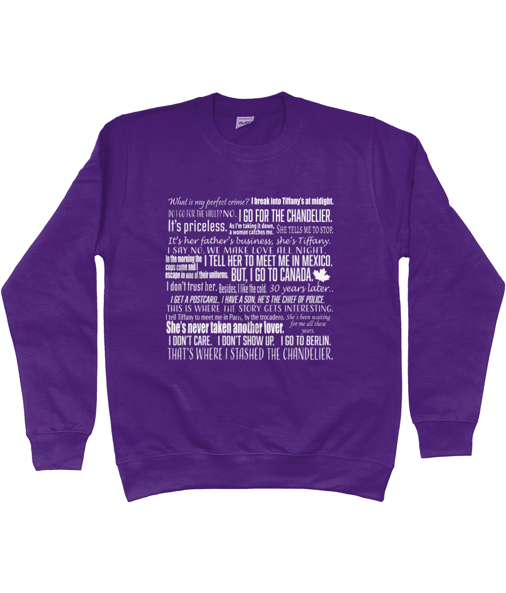 Dwight's Perfect Crime Original Design Unisex Sweatshirt