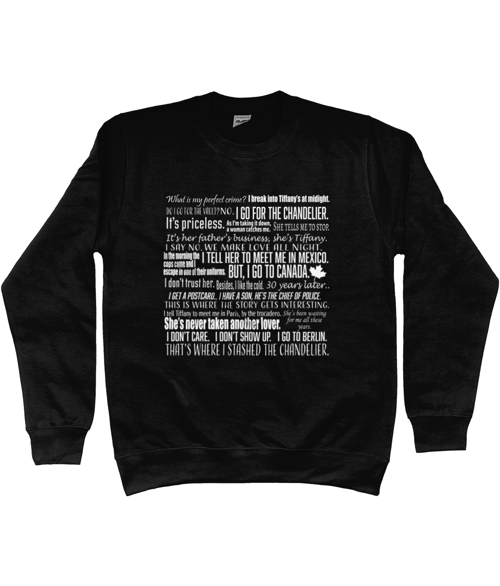 Dwight's Perfect Crime Original Design Unisex Sweatshirt