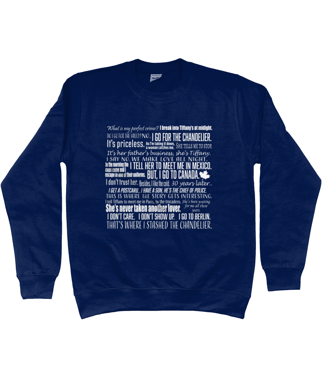 Dwight's Perfect Crime Original Design Unisex Sweatshirt