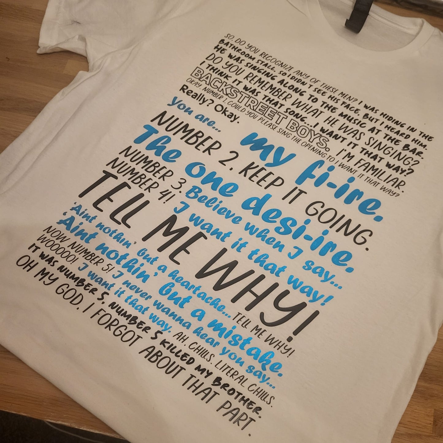 I Want it That Way, Now Number Five Design