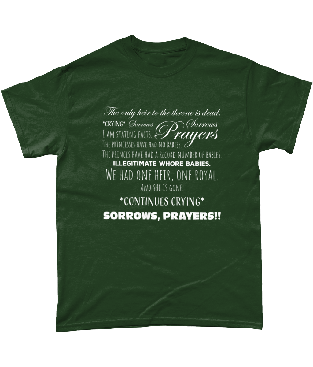 Sorrows, Sorrows, Prayers T-Shirt