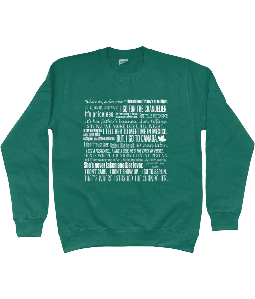 Dwight's Perfect Crime Original Design Unisex Sweatshirt