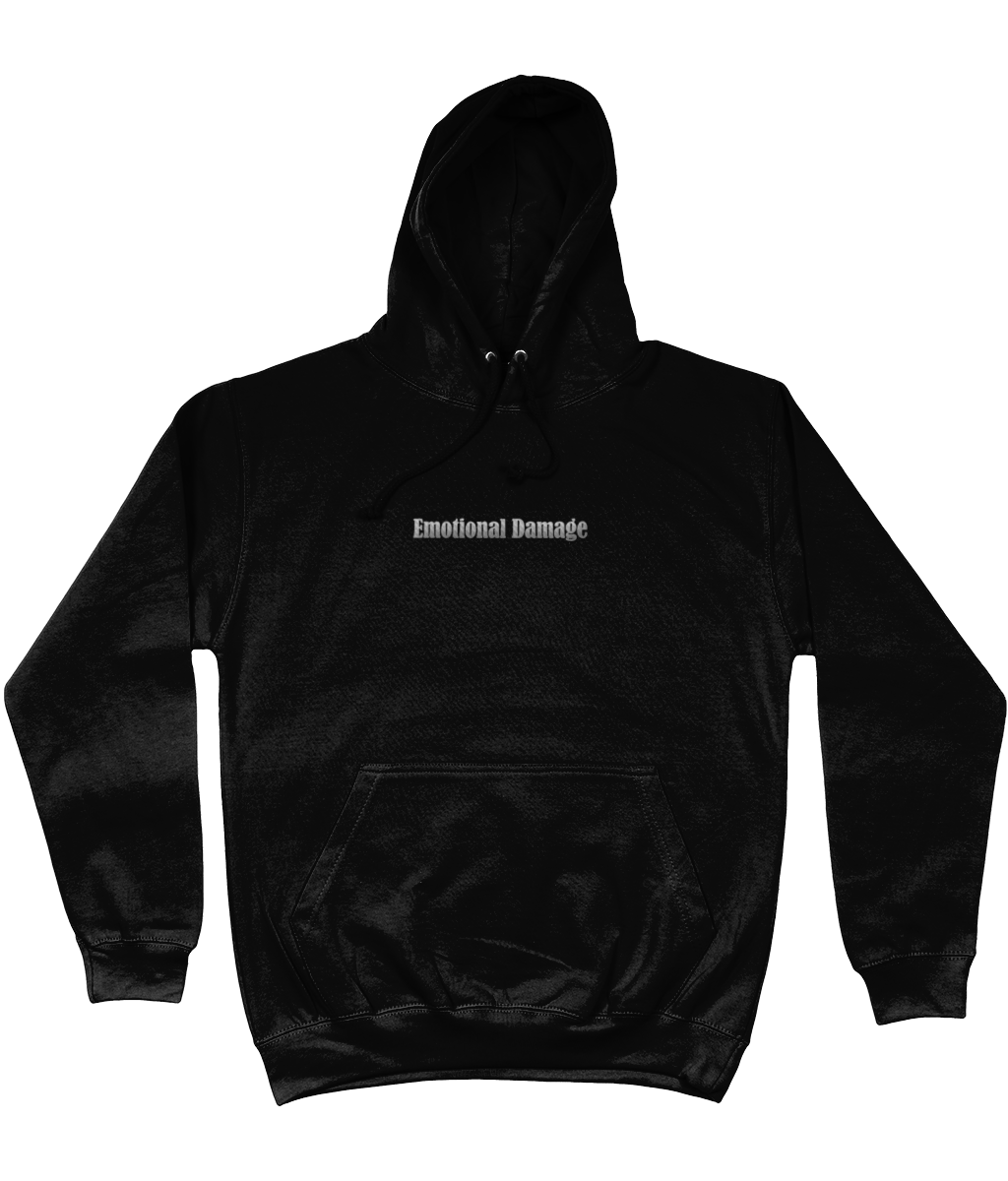 Emotional Damage Text Hoodie