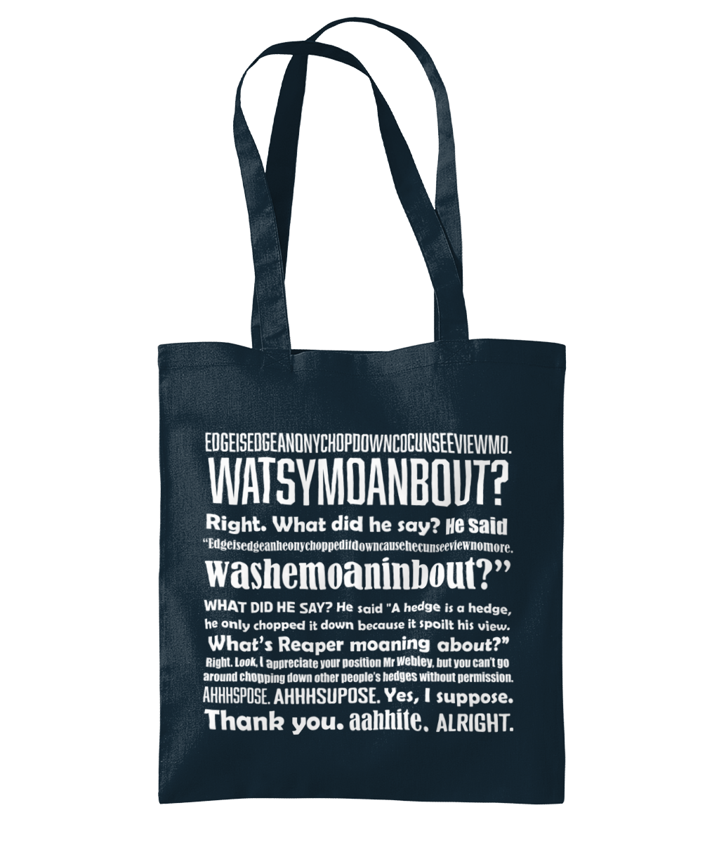 Hedge is a Hedge Tote Bag