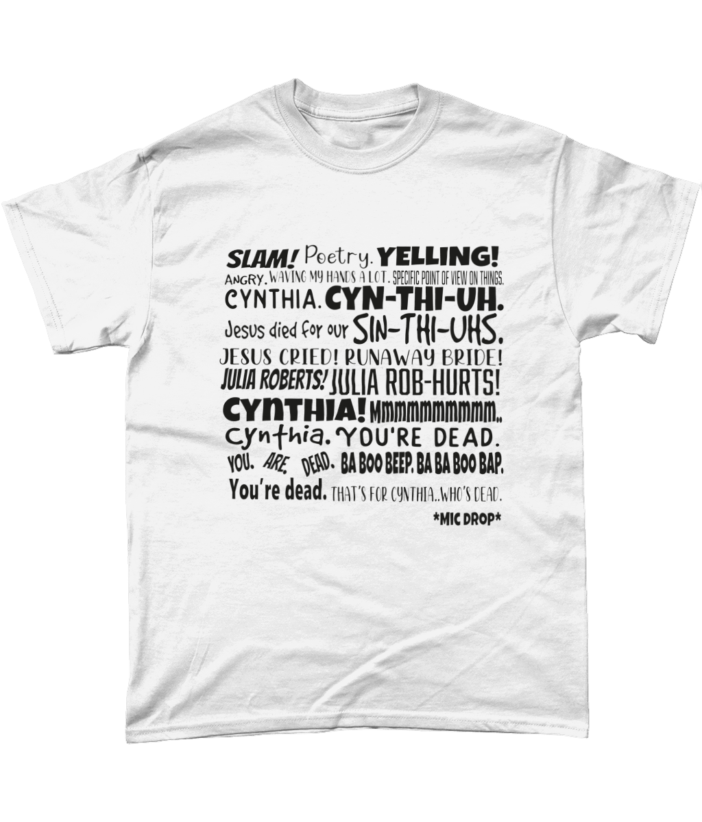 Cynthia Slam Poetry T-Shirt