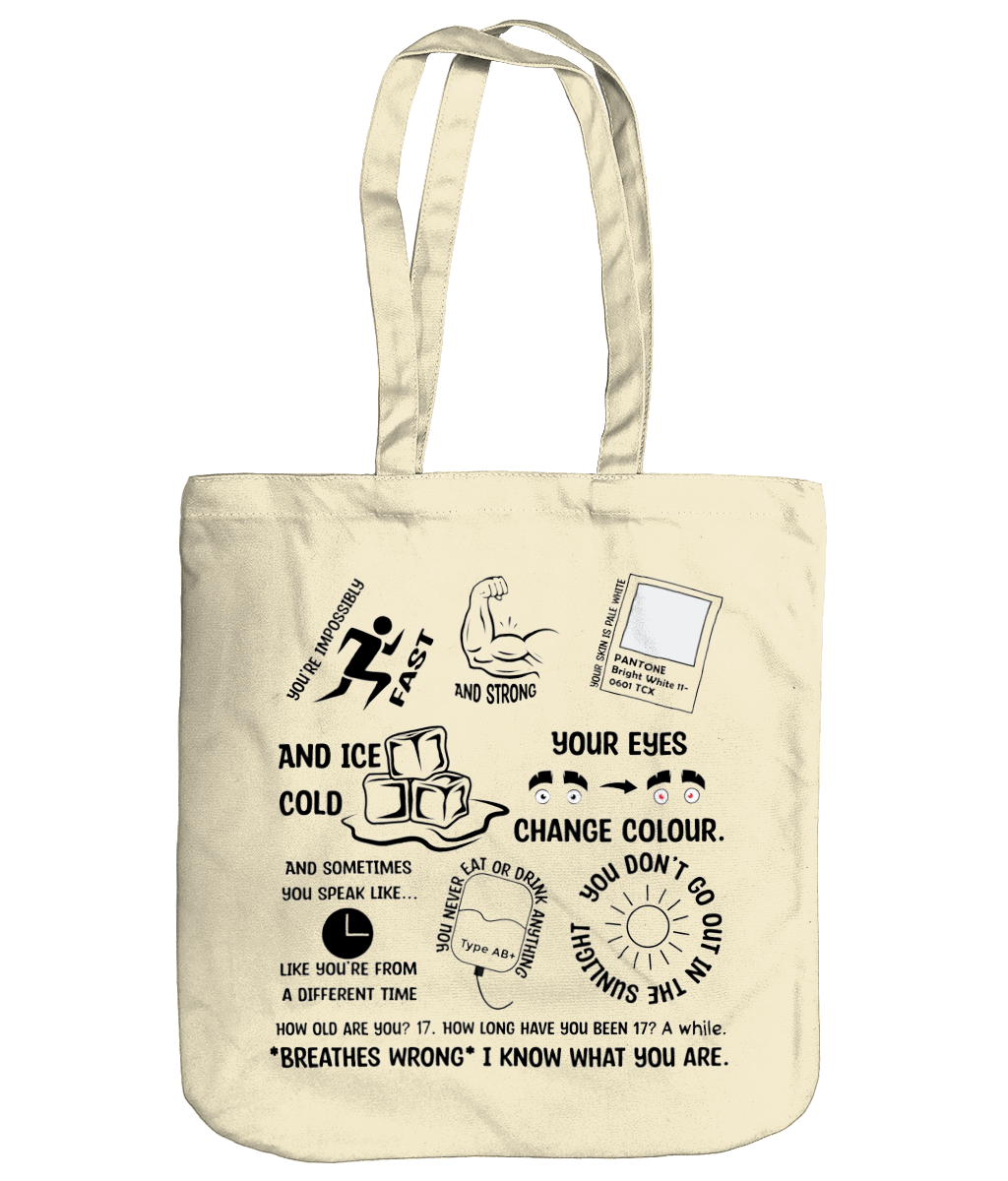 You're Impossibly Fast, I Know What You Are Organic Cotton Tote Bag