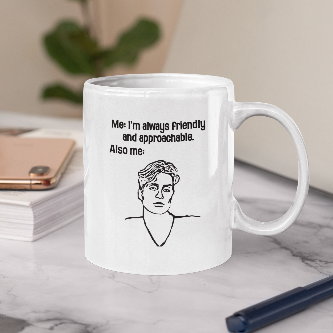 Friendly and Approachable Mug