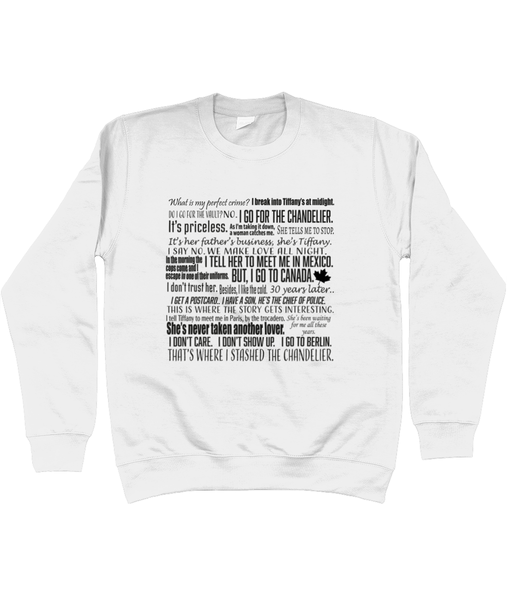 Dwight's Perfect Crime Original Design Unisex Sweatshirt