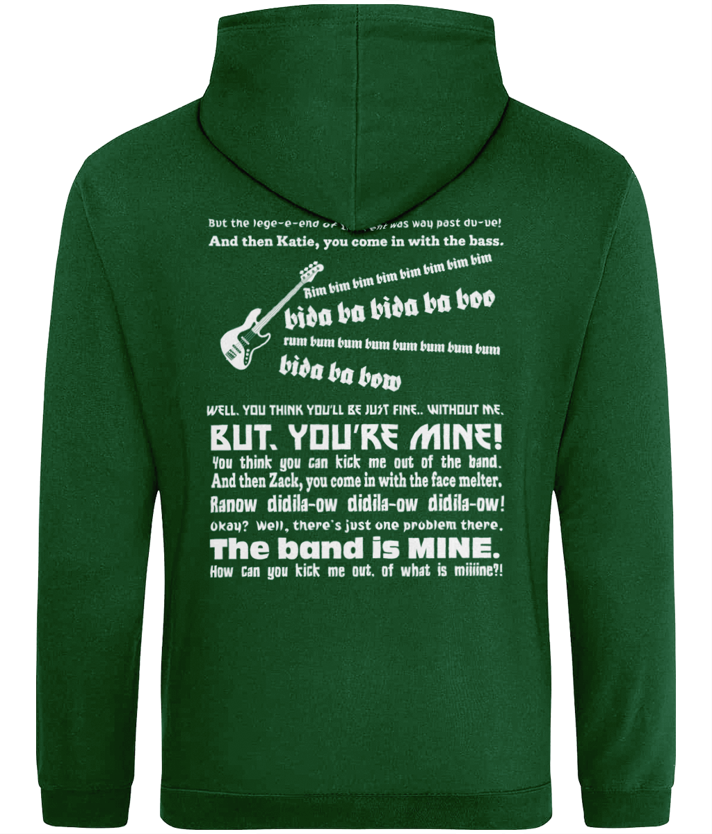 The Legend of The Rent Hoodie (Text on the Back)