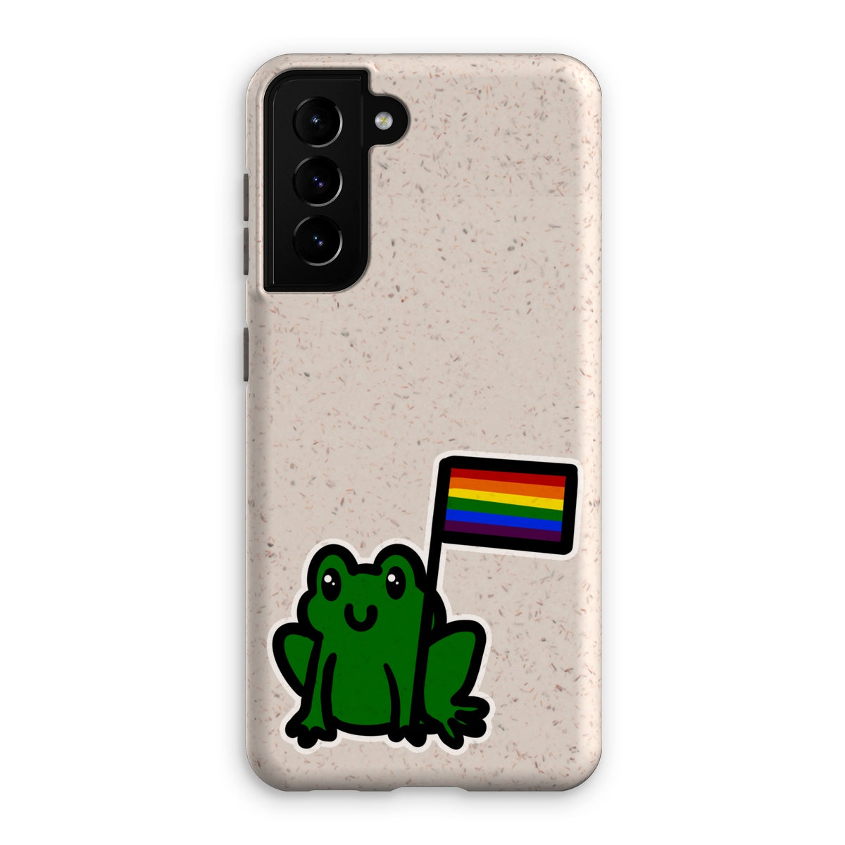 Turn the Frogs Gay Sticker Eco Phone Case