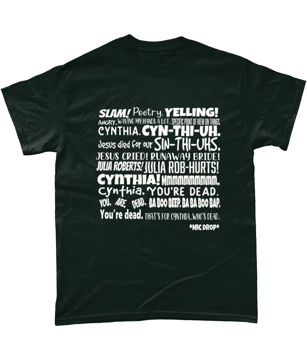 Cynthia Slam Poetry T-Shirt