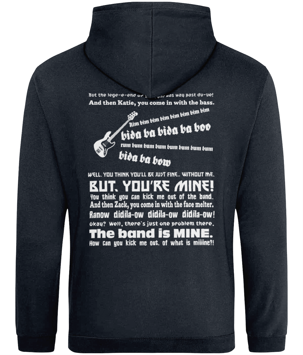 The Legend of The Rent Hoodie (Text on the Back)