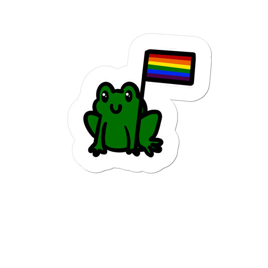 Turn the Frogs Gay Sticker Sticker